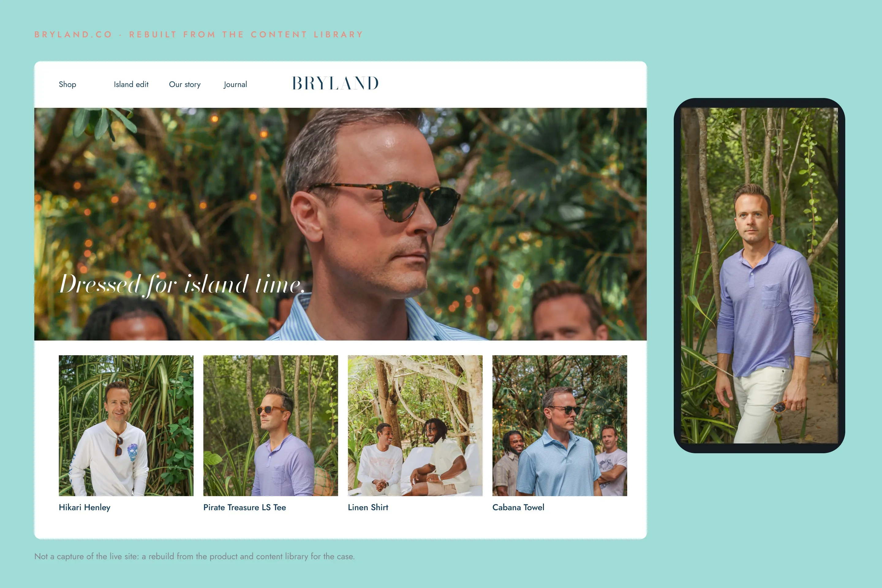 Bryland website reconstruction