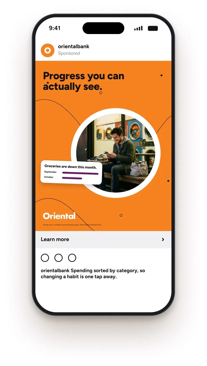 Phone feed creative